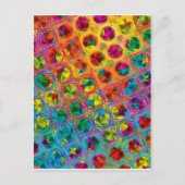 Farbenfrohe Mustererstellung "Sinbads Schatz" Postkarte (Vorderseite)