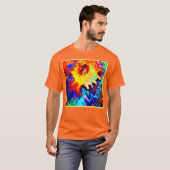 Farbenfrohe Musterexplosion T-Shirt (Vorne ganz)