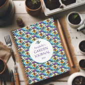 Farbenfrohe Mustergärtner Skettelzeitung Notizblock