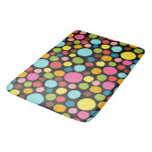 Farbenfrohe Musterinspiration Cute Badematte (Schrägansicht)