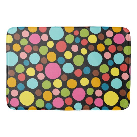 Farbenfrohe Musterinspiration Cute Badematte (Vorderseite)