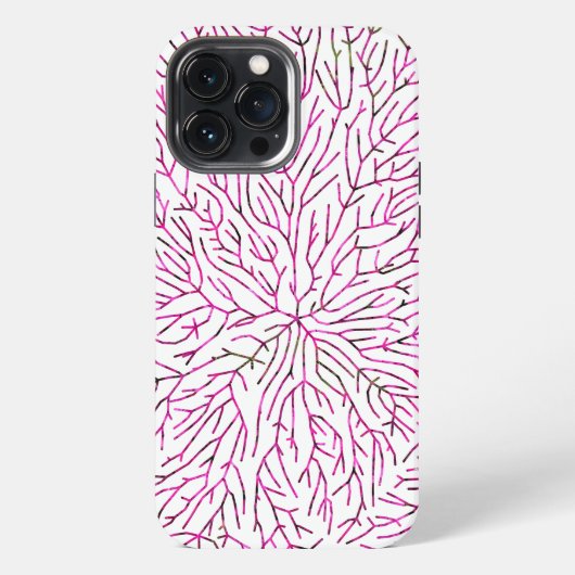 Farbenfrohe Musterkunst iPhone Hülle (Rückseite)