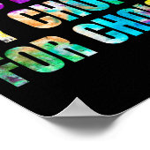 Farbenfrohe Mutter nach Wahl für feministische Rig Poster (Ecke)