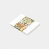 Farbenfrohe Mutter- und Baby-Giraffen Post-it Klebezettel (angewinkelt)