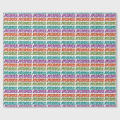 Farbenfrohe Mutter zum Muttertag Geschenkpapier (Flach)