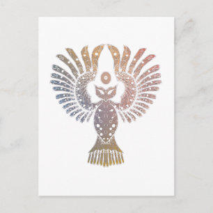 Farbenfrohe Nacht Tattoo Postcard Postkarte