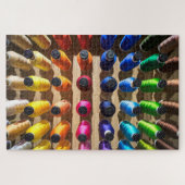 Farbenfrohe Nähmaske Stickerei Jigsaw Puzzle (Horizontal)