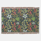 Farbenfrohe, nahtlose Blume mit Blumenmuster und v Decke (Vorderseite)