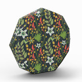 Farbenfrohe, nahtlose Blume mit Blumenmuster und v Fotoblock (Links)