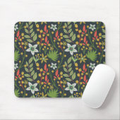 Farbenfrohe, nahtlose Blume mit Blumenmuster und v Mousepad (Mit Mouse)