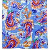 Farbenfrohe, nahtlose Farbpalette Duschvorhang (Vorderseite)