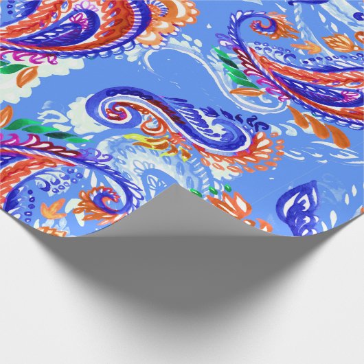 Farbenfrohe, nahtlose Farbpalette Geschenkpapier (Ecke)