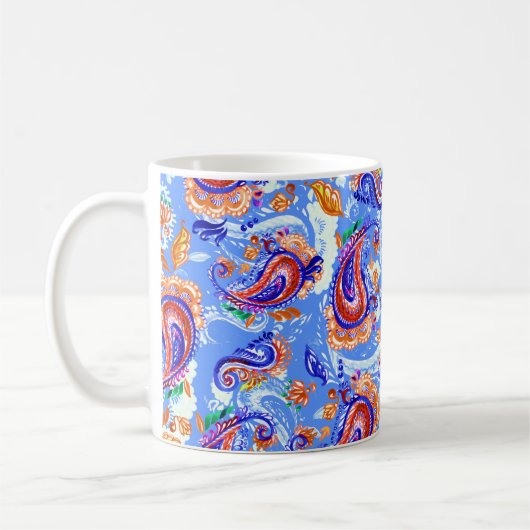 Farbenfrohe, nahtlose Farbpalette Kaffeetasse (Links)
