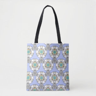Farbenfrohe, nahtlose Mosaikstreifen Tasche