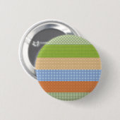 farbenfrohe, nahtlose Muster Mosaik, gelb, grün... Button (Vorne & Hinten)