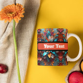 Farbenfrohe, nahtlose Muster Stoffe Coffee Tasse