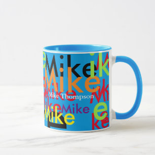 farbenfrohe Namen von Pop originell, cool und mode Tasse
