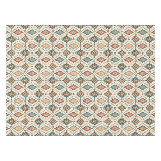 Farbenfrohe Native American Navajo Tischdecke (Vorderseite (Horizontal))