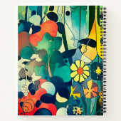Farbenfrohe Natur Notizblock (Rückseite)