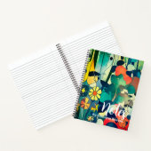 Farbenfrohe Natur Notizblock (Innenseite)