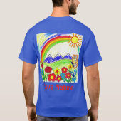 Farbenfrohe Natur Zeichnend für Naturliebhaber T-Shirt (Rückseite)