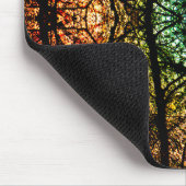 Farbenfrohe Naturkunst Mousepad (Ecke)