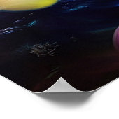 Farbenfrohe Naturlandschaft Poster (Ecke)