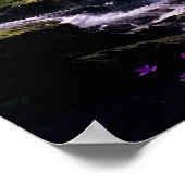 Farbenfrohe Naturlandschaft Poster (Ecke)
