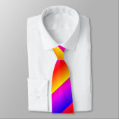 Farbenfrohe Neck Tie Rainbow Colors Krawatte (Gebunden)