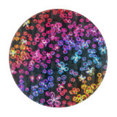 Farbenfrohe Neon Art Design, kaufen Sie jetzt Schneidebrett (Vorderseite)