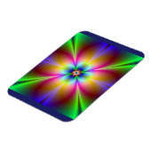 Farbenfrohe Neon-Daisy Magnet (Linke Seite)