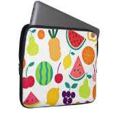 Farbenfrohe Neon Fruit Fiesta Laptopschutzhülle (Vorne Rechts)