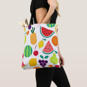 Farbenfrohe Neon Fruit Fiesta Tasche (Von Nahem)
