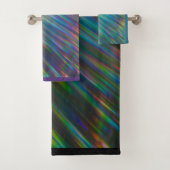Farbenfrohe Neon Metallic Badetuch Set (Insitu)