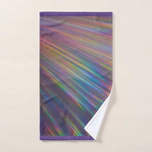 Farbenfrohe Neon Metallic Badetuch Set (Handtuch)