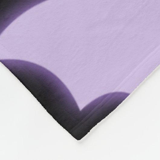 Farbenfrohe Neon Pink Lila grüne Fledermäuse Hallo Fleecedecke (Ecke)