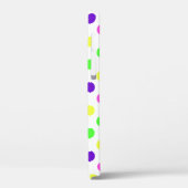 Farbenfrohe Neon Polka Dots iPhone Case-Mate iPhone Hülle (Rückseite / Links)