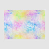 Farbenfrohe Neon Rainbow Galaxy Cloud Sky Seidenpapier (Vorderseite)
