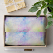 Farbenfrohe Neon Rainbow Galaxy Cloud Sky Seidenpapier (Geschenk)
