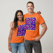 Farbenfrohe Neon Tropical Frucht Muster T-Shirt (Unisex)