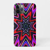 Farbenfrohe Neon Vibes Pattern Case-Mate iPhone Hülle (Rückseite)