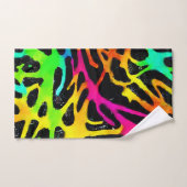Farbenfrohe Neonfarbenanstriche für Spritzer Badhandtuch Set (Handtuch)