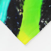 Farbenfrohe Neonfarbenanstriche für Spritzer Fleecedecke (Ecke)