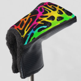 Farbenfrohe Neonfarbenanstriche für Spritzer Golf Headcover