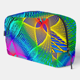 Farbenfrohe Neonlicht Waschbeutel