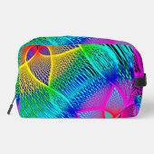 Farbenfrohe Neonlicht Waschbeutel (Rückseite)