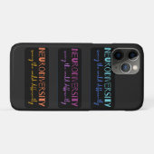 Farbenfrohe Neurovielfalt Case-Mate iPhone Hülle (Rückseite (Horizontal))