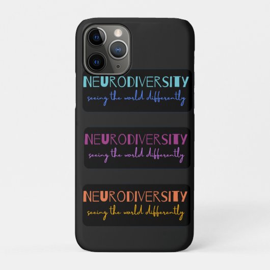 Farbenfrohe Neurovielfalt Case-Mate iPhone Hülle (Rückseite)