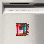 Farbenfrohe New Mexico Adobe Gebäude Magnet (In Situ (Geschirrspüler))