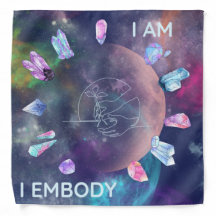 Farbenfrohe New Moon Cloud Bandana